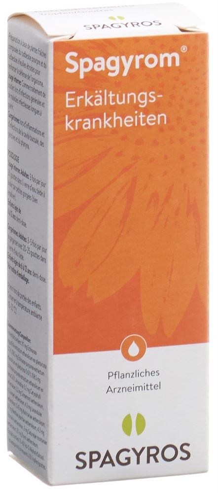 SPAGYROM Refroidissements gouttes fl 50 ml