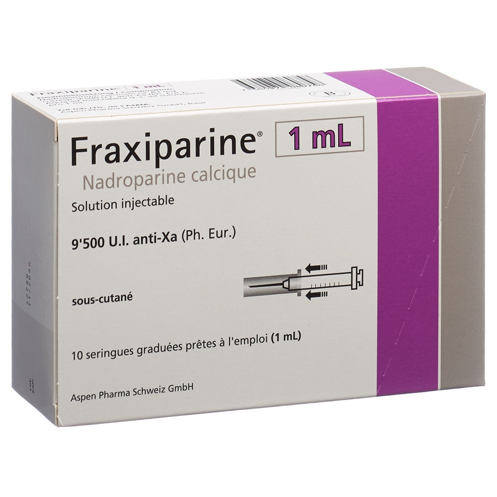 FRAXIPARINE 1 ml sol inj 10 ser pré 1 ml
