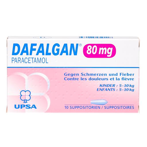 Dafalgan, Suppositorien 80 mg