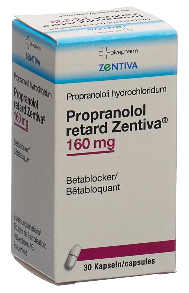 PROPRANOLOL retard Zentiva caps ret 160 mg 30 pce