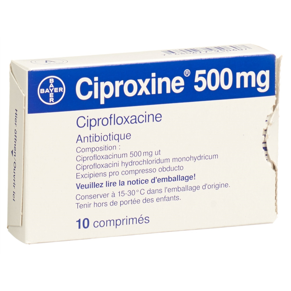CIPROXINE cpr pell 500 mg 10 pce
