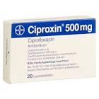 CIPROXINE cpr pell 500 mg 20 pce
