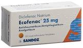 ECOFENAC cpr pell 25 mg 30 pce