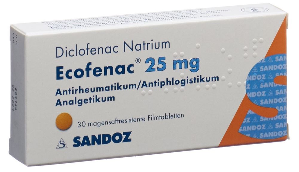 ECOFENAC cpr pell 25 mg 30 pce