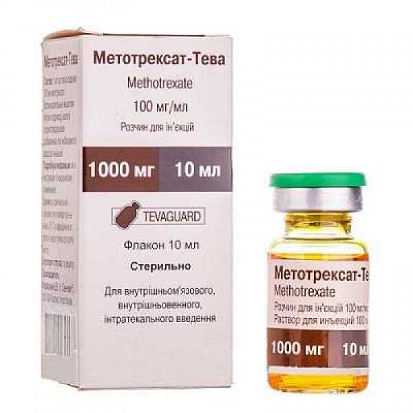 Methotrexat Teva Onco 1000 mg/10 ml, Injektions-/Infusionslösung