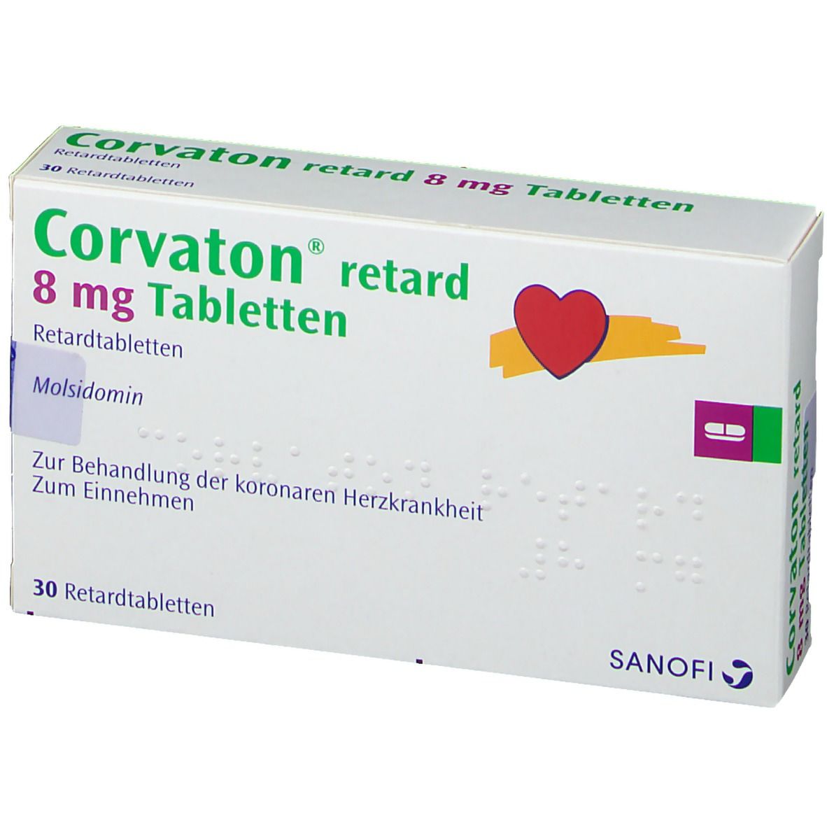 Corvaton retard, Retardtabletten