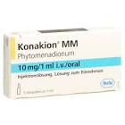 Konakion MM, Injektionslösung / Lösung zum Einnehmen