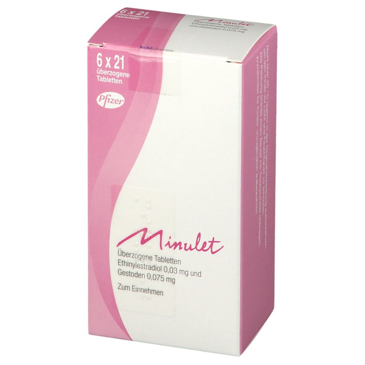 Minulet, überzogene Tabletten