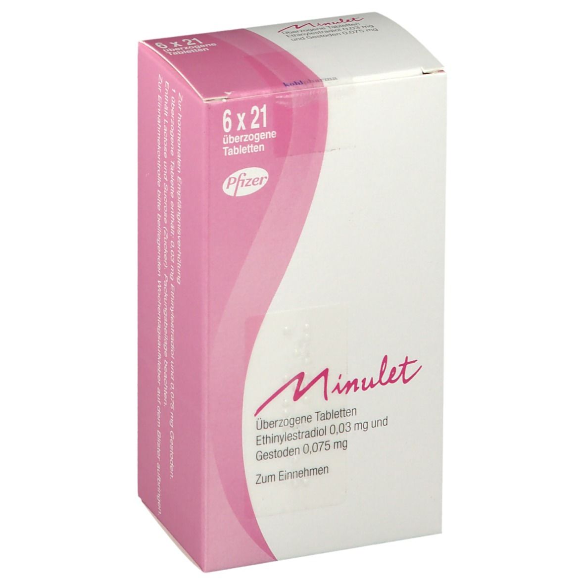 Minulet, überzogene Tabletten