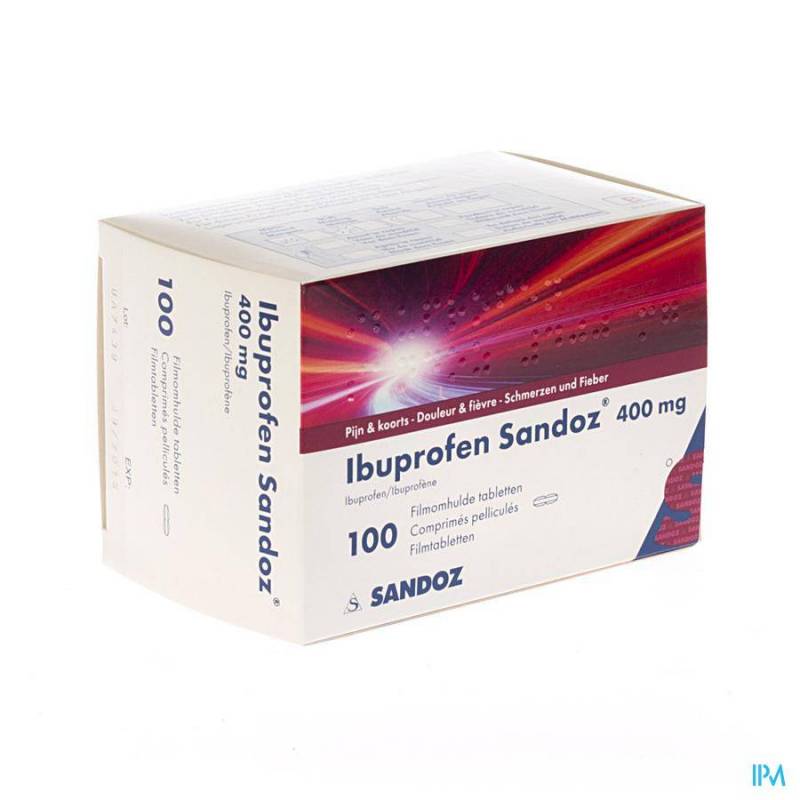 IBUPROFENE Sandoz cpr pell 400 mg 100 pce