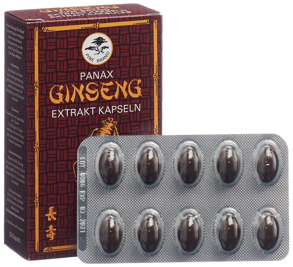 PANAX GINSENG caps moll 30 pce