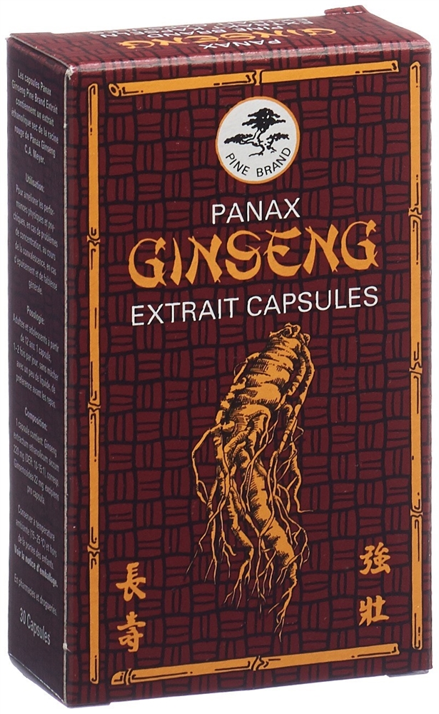 PANAX GINSENG caps moll 30 pce