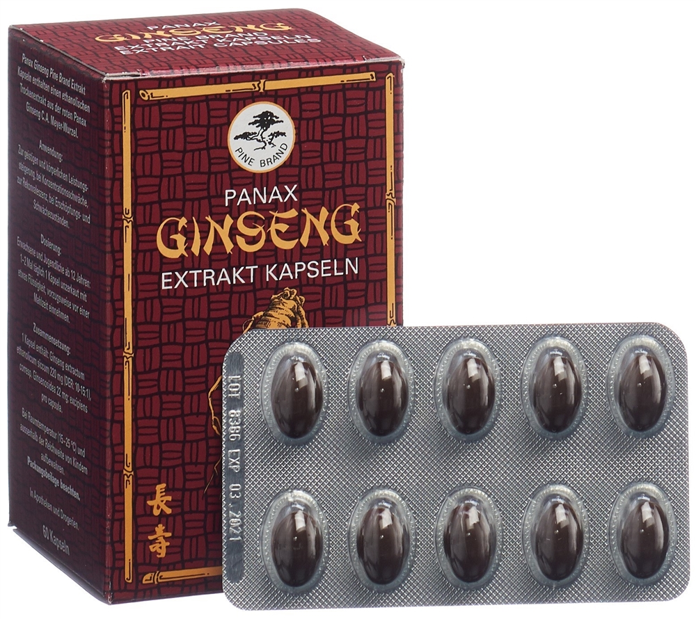 PANAX GINSENG caps moll 60 pce