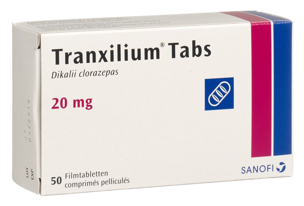 TRANXILIUM Tabs cpr pell 20 mg 50 pce