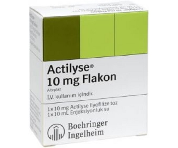 Actilyse 10mg, Pulver und Lösungsmittel zur Herstellung einer Injektions-/Infusionslösung