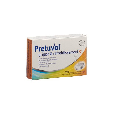Pretuval Grippe & Erkältung C, Brausetabletten