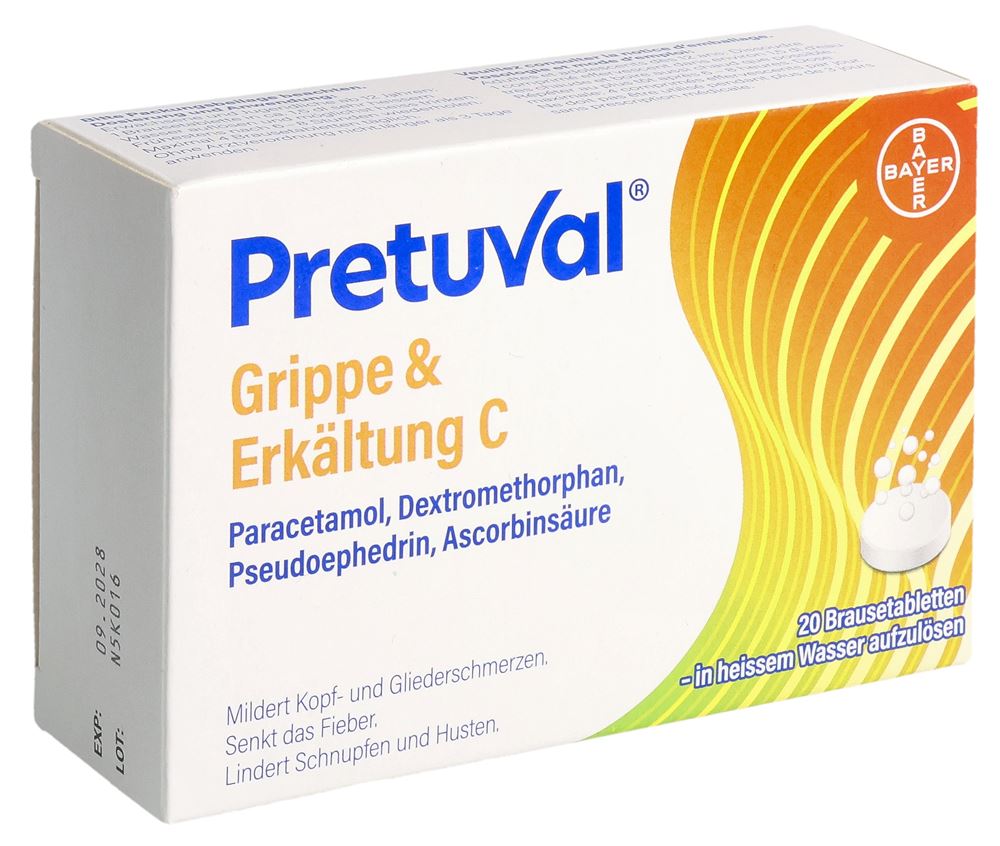 PRETUVAL grippe et refroidissem C cpr eff 20 pce