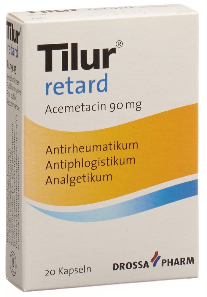 TILUR retard caps ret 90 mg 20 pce