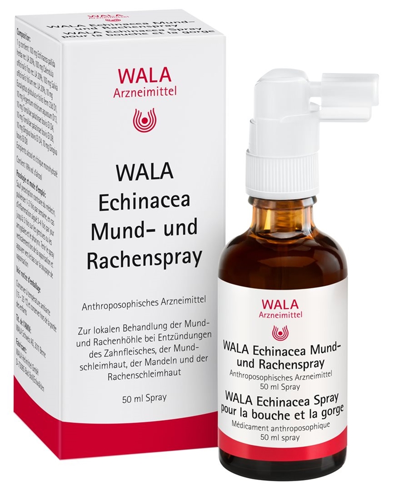 Wala Echinacea Mund- und Rachenspray, Spray zur Anwendung in der Mundhöhle