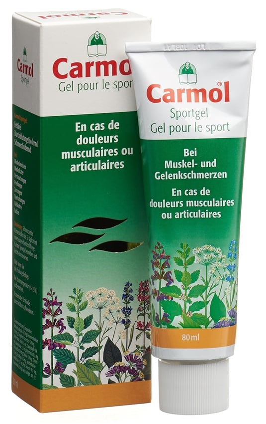 Carmol Gel pour le sport