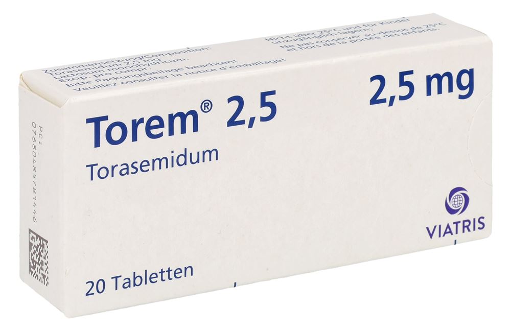 TOREM cpr 2.5 mg 20 pce