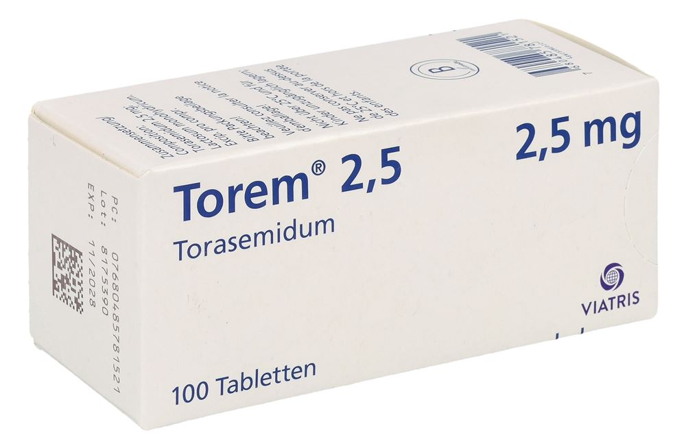 TOREM cpr 2.5 mg 100 pce