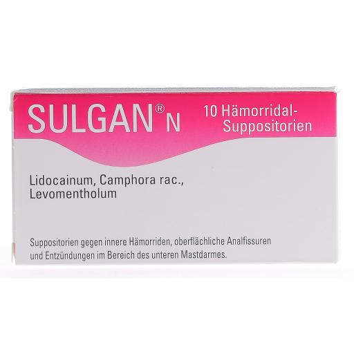Sulgan N, Suppositorien
