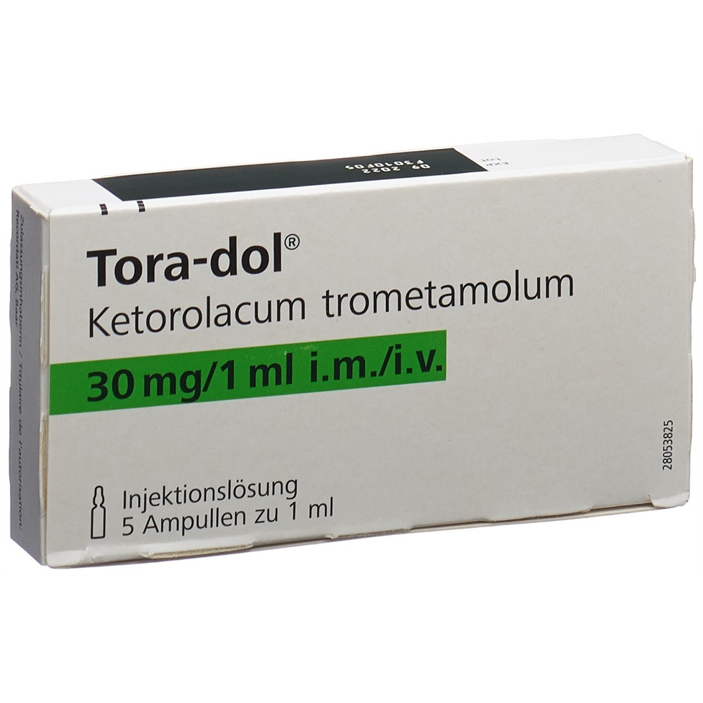 TORA-DOL sol inj 30 mg/ml 5 amp 1 ml