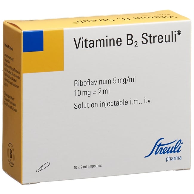Vitamin B2 Streuli, Injektionslösung