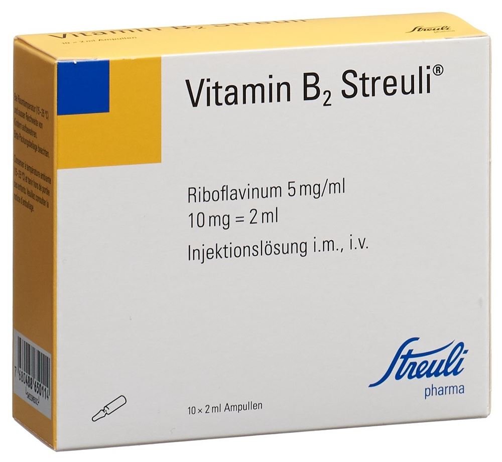 Vitamin B2 Streuli, Injektionslösung
