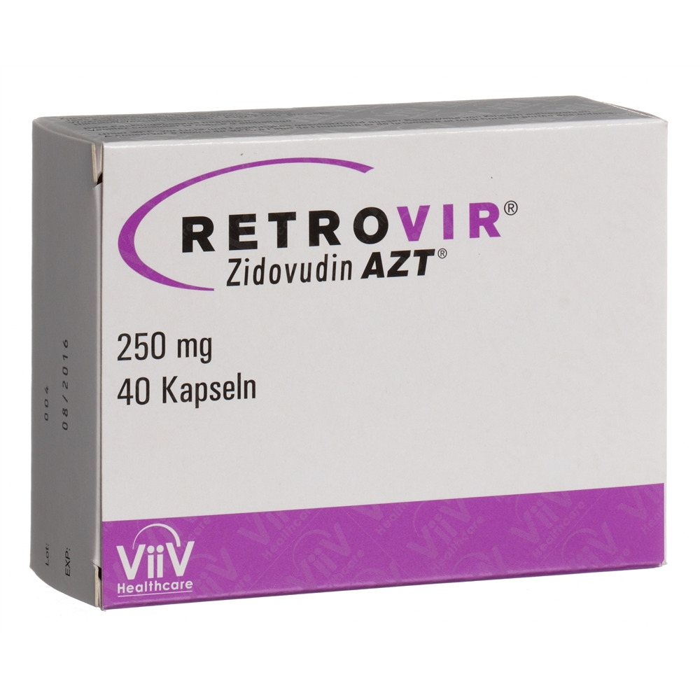 Retrovir AZT 250 mg, Kapseln