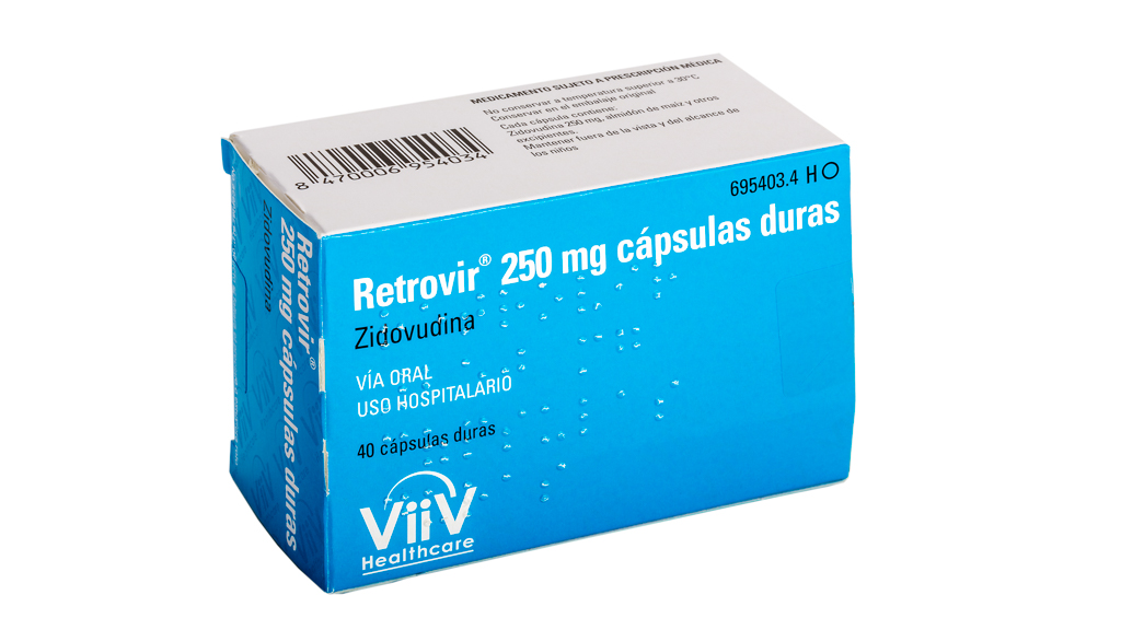 Retrovir AZT 250 mg, Kapseln