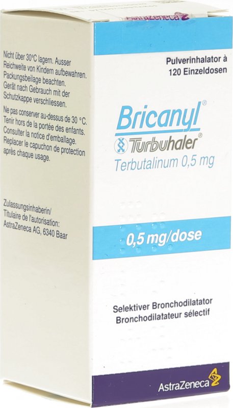 Bricanyl Turbuhaler, Pulver zur Inhalation