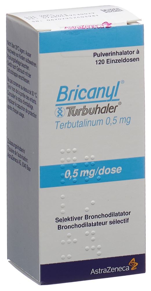 Bricanyl Turbuhaler, Pulver zur Inhalation