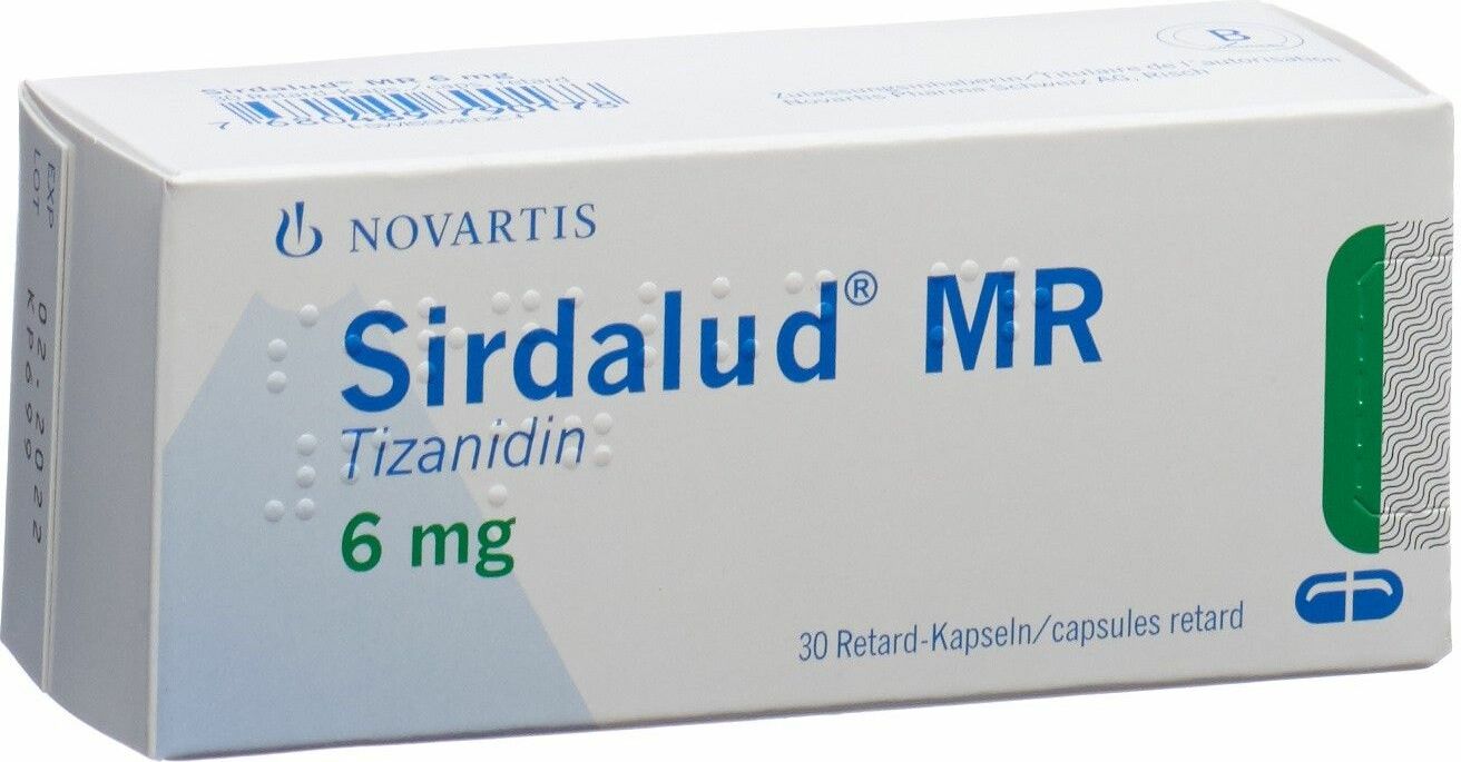 SIRDALUD MR caps ret 6 mg 30 pce