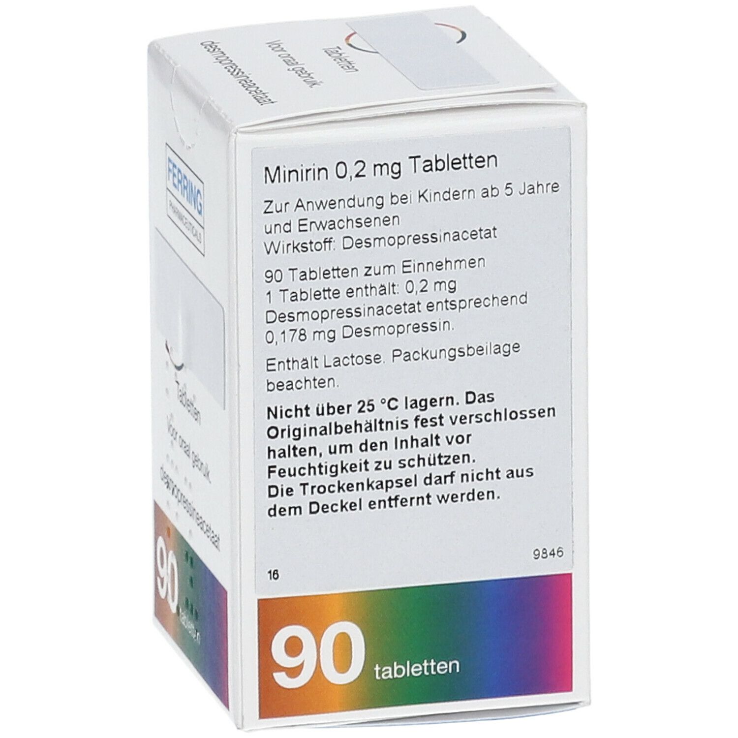 Minirin 0,2 mg, Tabletten