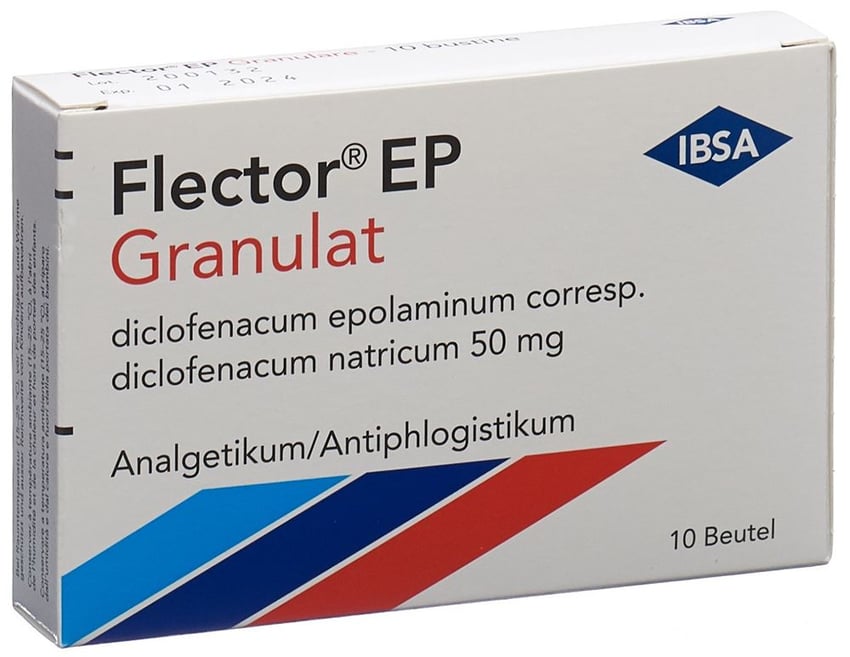 Flector EP 50 mg, granulare bustine