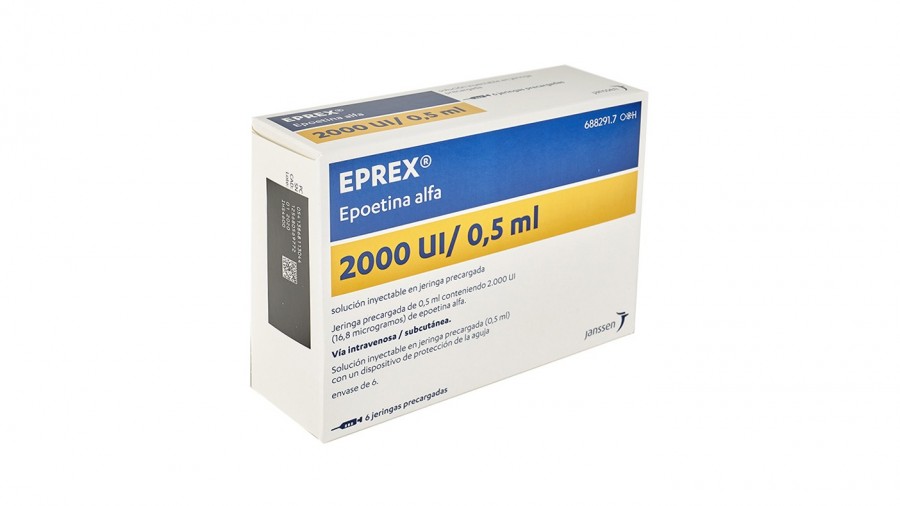 EPREX 2000 UI/0.5ml (Protecs) 6 ser pré 0.5 ml