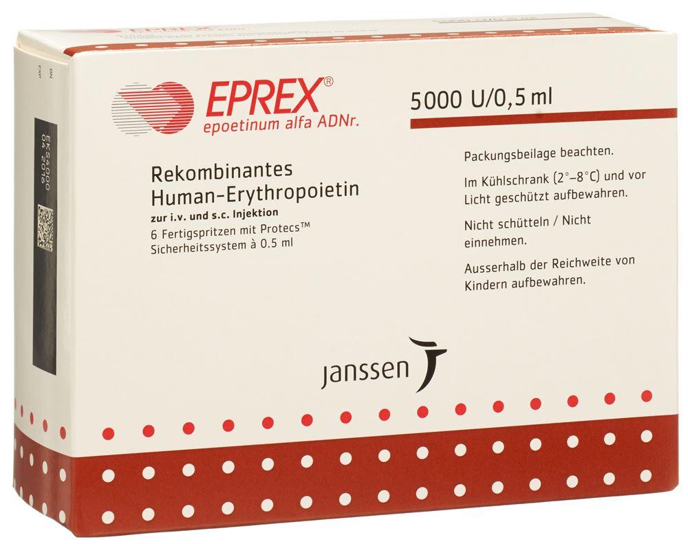 Eprex 5000 U, Injektionslösung (Fertigspritzen)