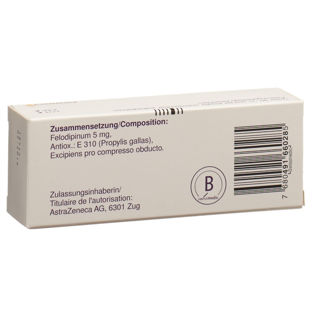PLENDIL cpr ret 5 mg 20 pce