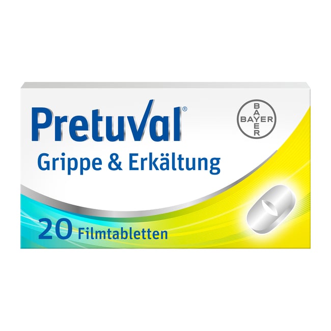 Pretuval Grippe & Erkältung, Filmtabletten