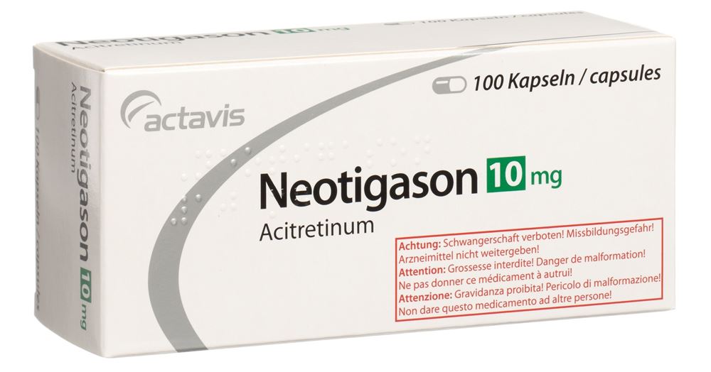 NEOTIGASON caps 10 mg 100 pce