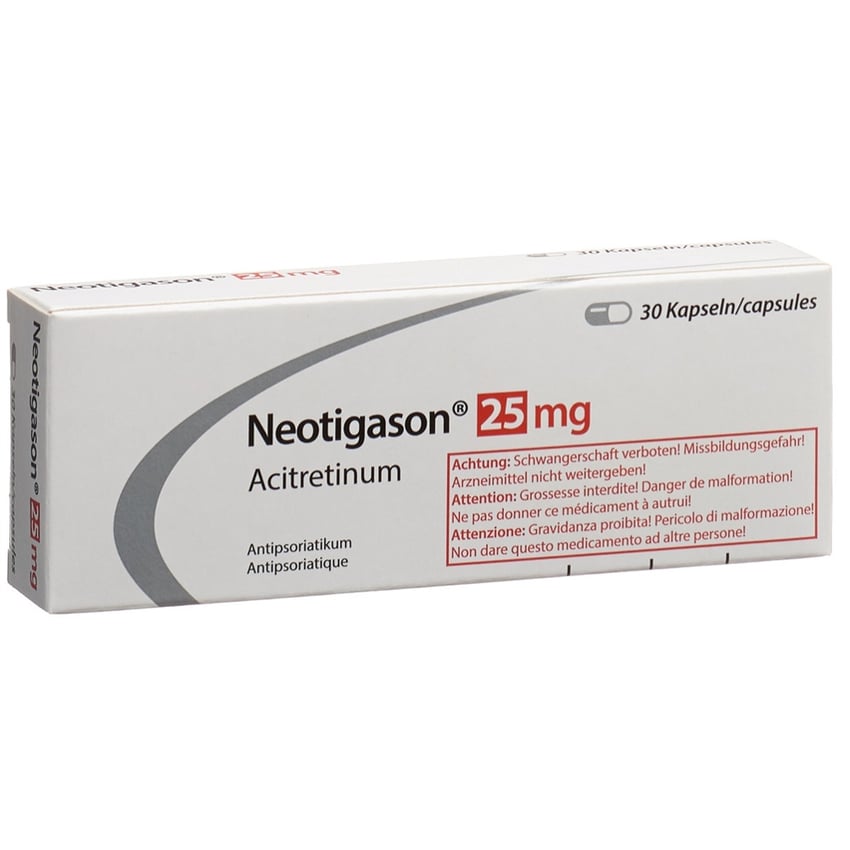 Neotigason 25 mg, Kapseln