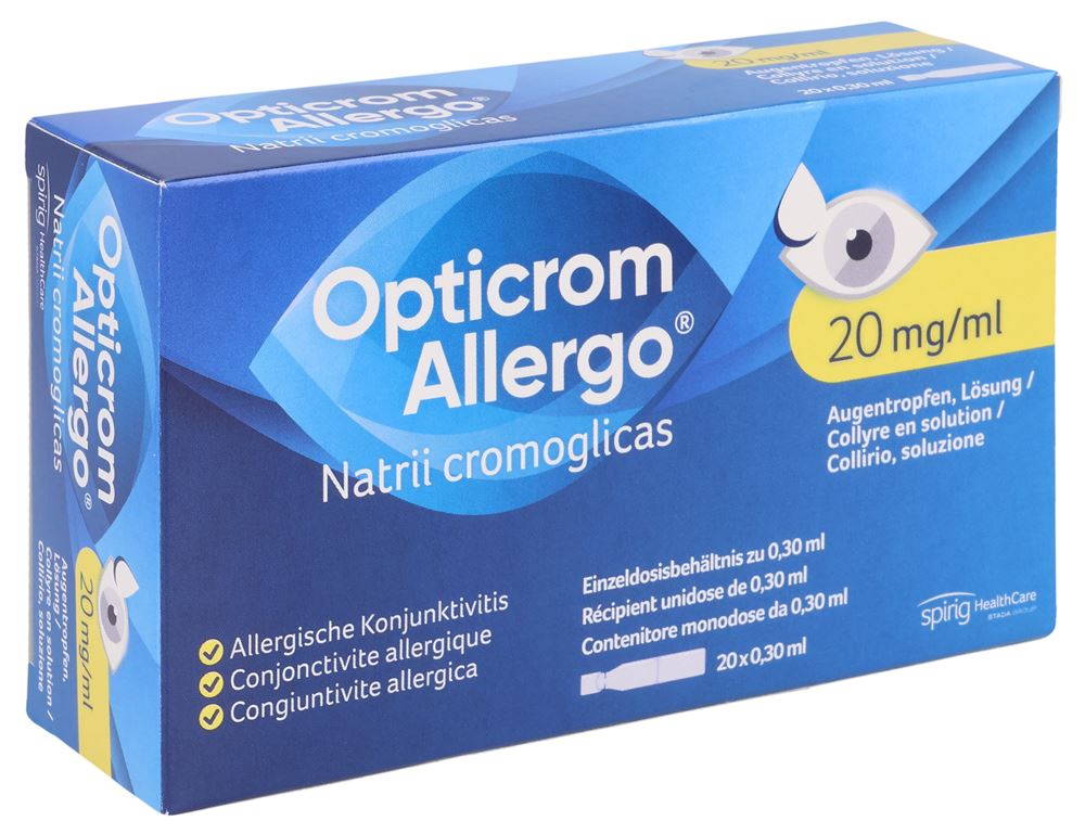OPTICROM ALLERGO gtt opht 20 monodos 0.3 ml