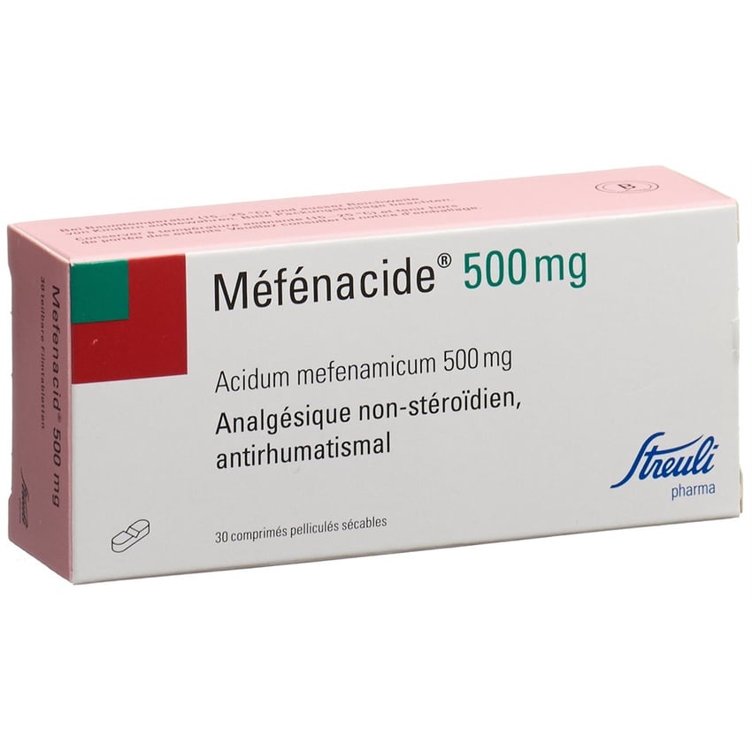 MEFENACIDE cpr pell 500 mg sécables 30 pce