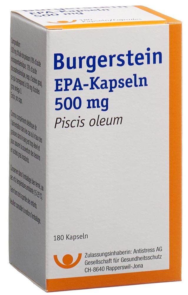 Burgerstein EPA-Kapseln 500mg, Kapseln