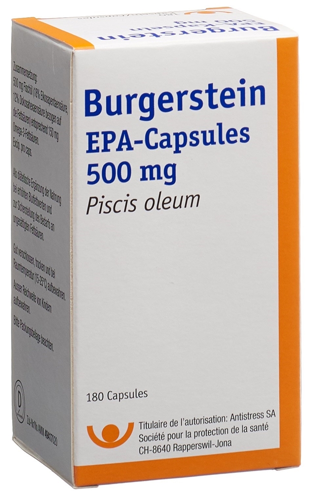 Burgerstein EPA-Kapseln 500mg, Kapseln