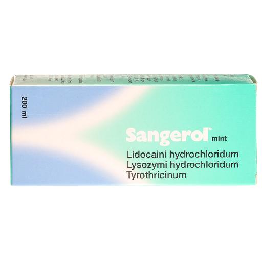 Sangerol mint, Spüllösung