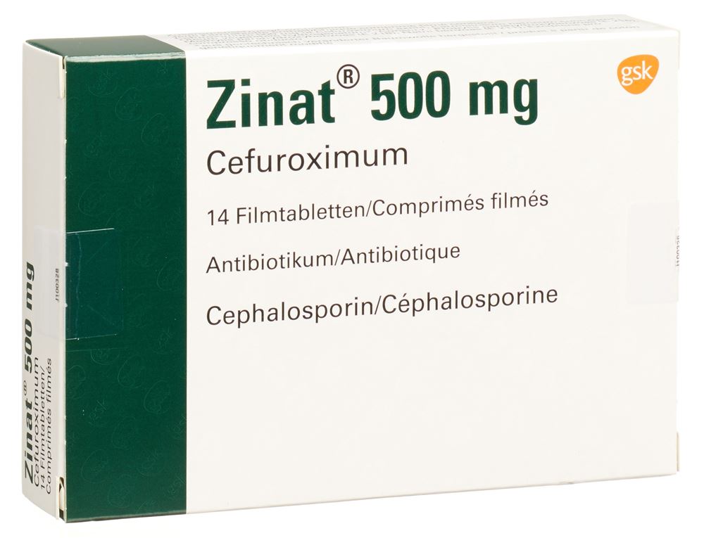 ZINAT cpr pell 500 mg 14 pce
