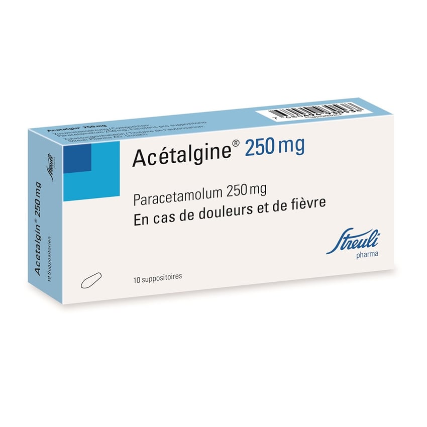 Acetalgin 250 mg, Suppositorien